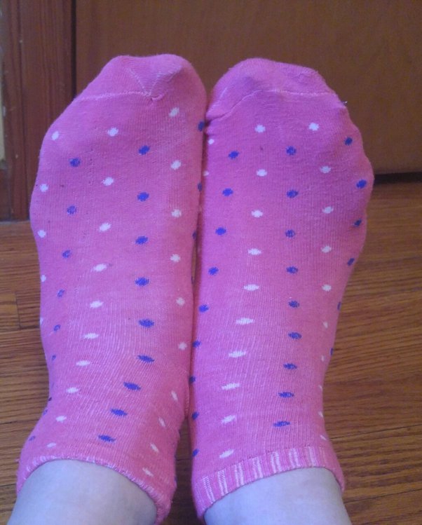 cory shope recommends girl gets pink sock pic