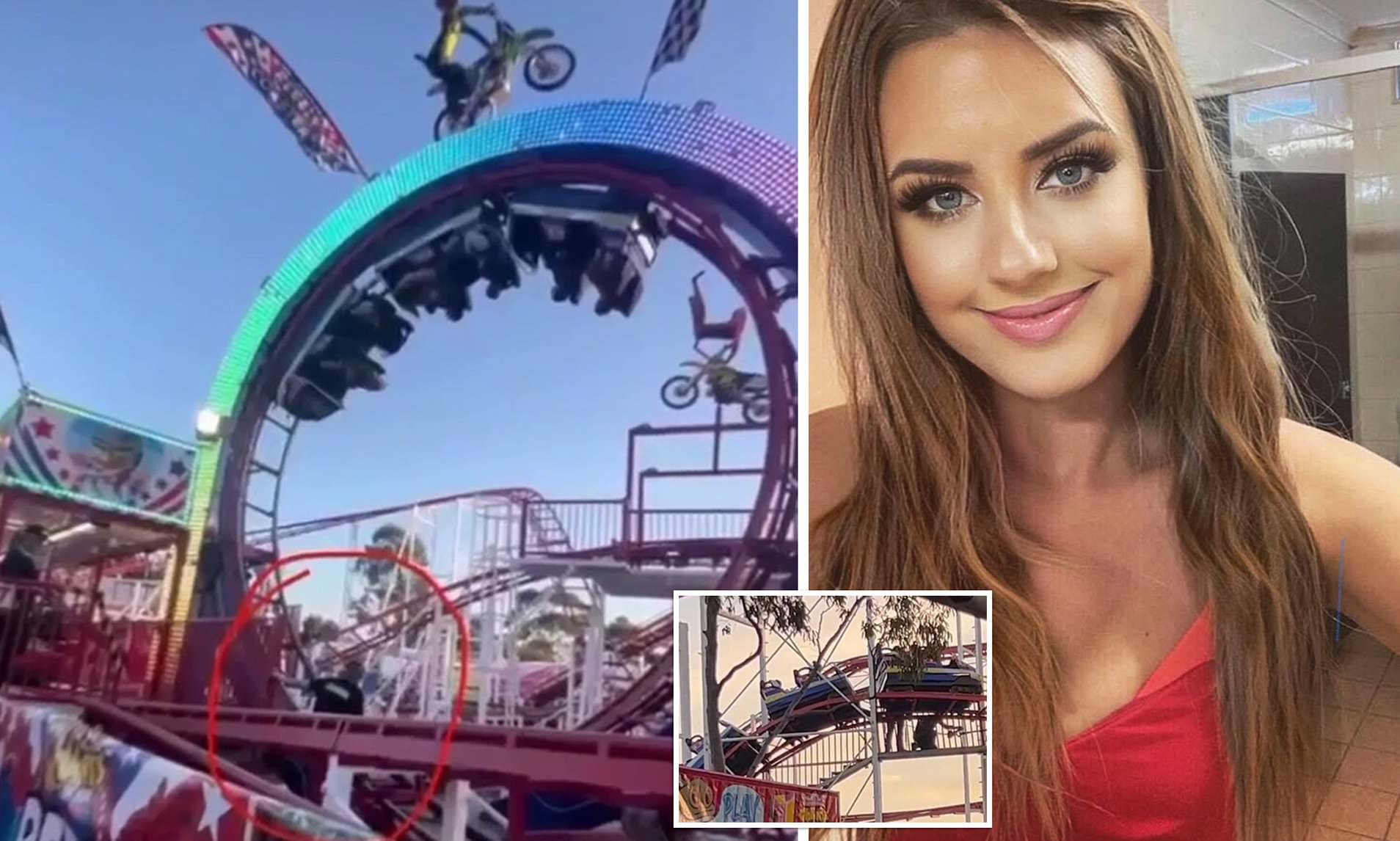 chan chan sanchez add girls flashing on rollercoaster photo