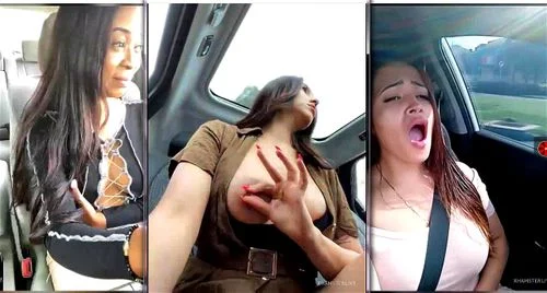 amy guenette add photo girls in cars flashing