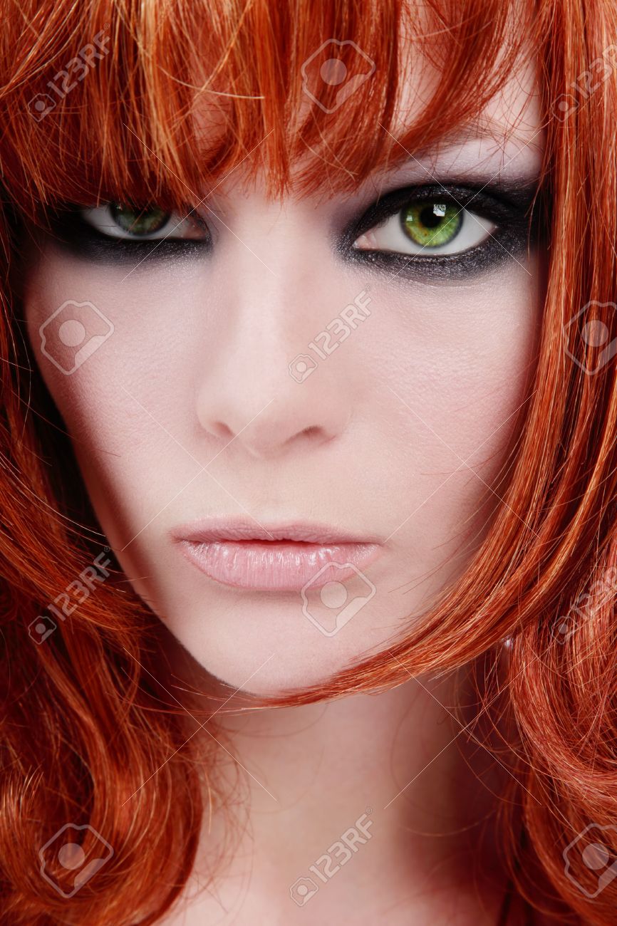 Best of Green eyed red head