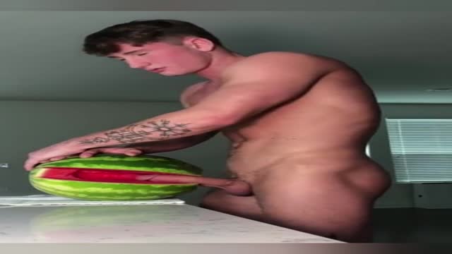 Guy Fucking A Melon lucy porn