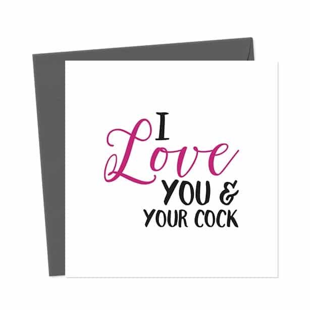 i love your cock
