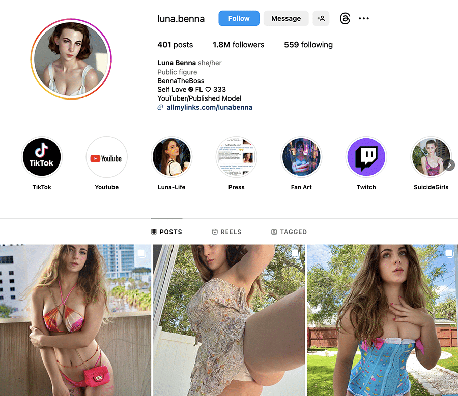 instagram model leaked