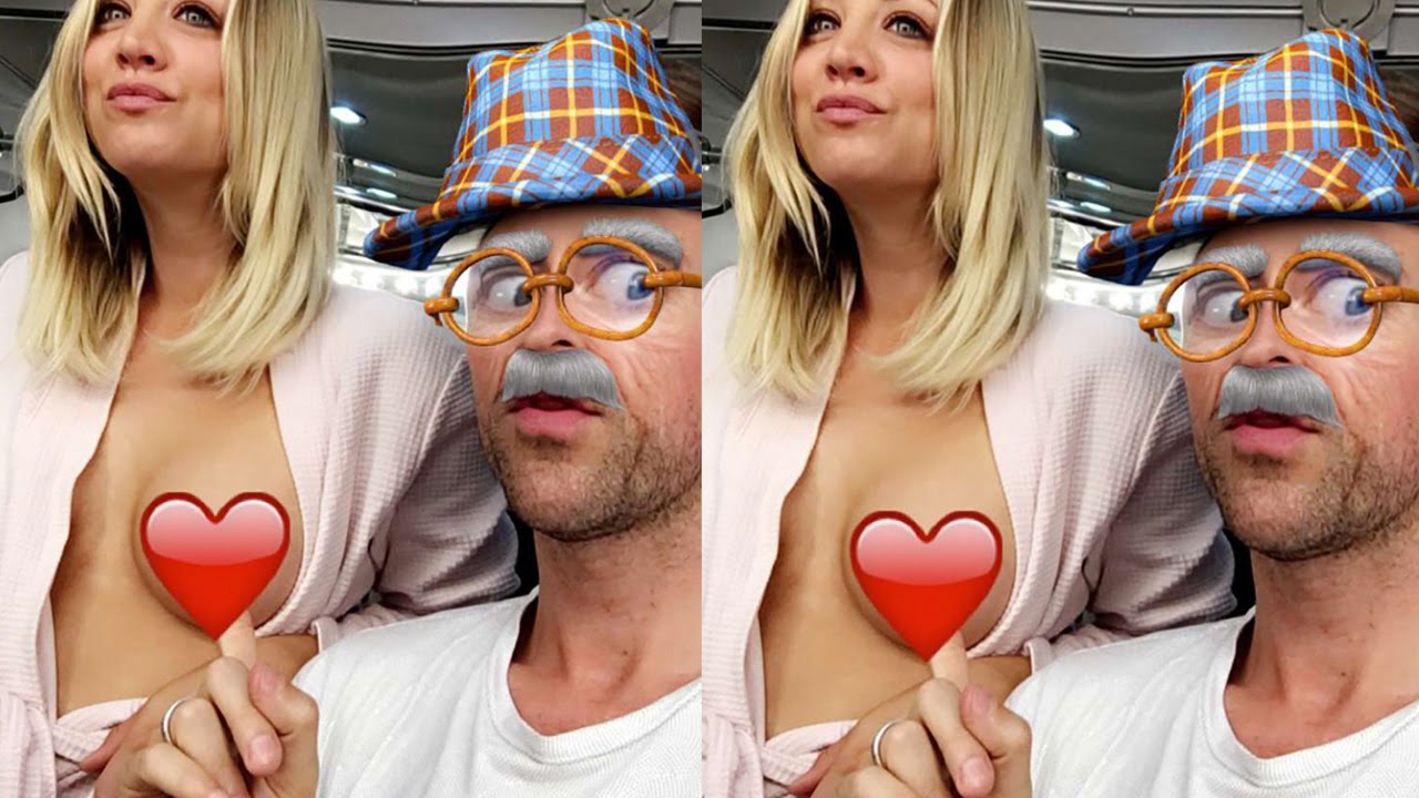 billy side recommends kaley cuoco snap chat pic