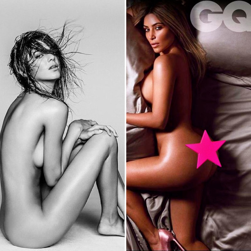 kardashian and jenner naked