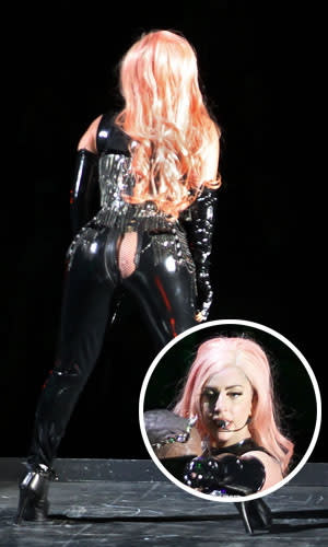 Lady Gaga Bare Ass fake butts