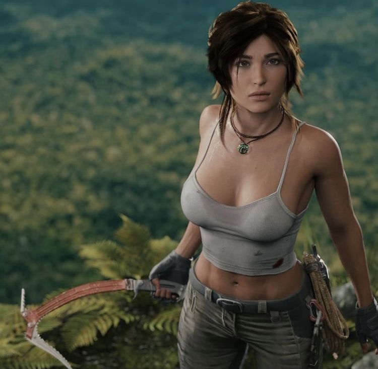 Lara Croft Sfm titty pictures