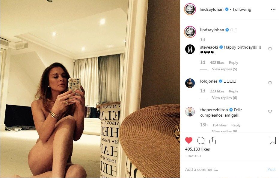 claudia morejon recommends Lindsey Lohan Nude Selfie