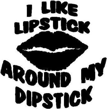 benjie augusto recommends lipstick on my dipstick pic