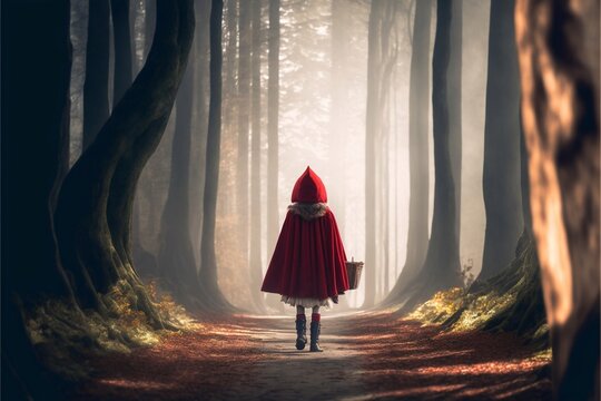 little red riding hood photoshoot