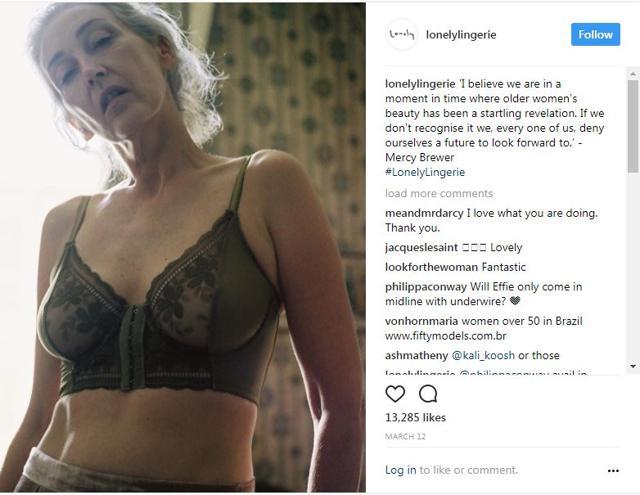 amanda burke add mom in lingerie photo