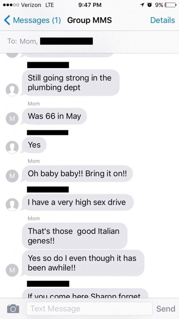 mom sexting her son