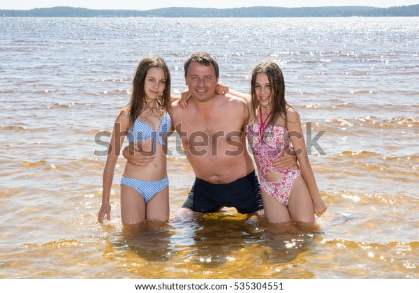 Mother And Daughter Nudists from sweden