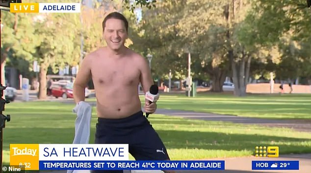 auntie em recommends news reporter strips live pic