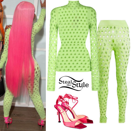 aj ramirez recommends Nicki Minaj Green Dress