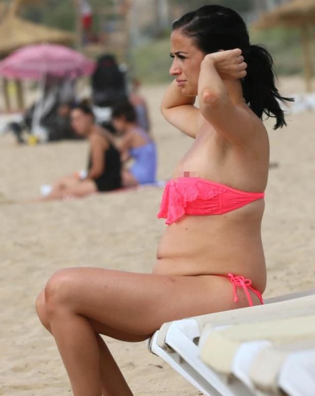 nip slip at beach