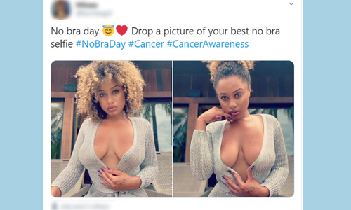 charles v mutschler recommends no bra day selfies pic