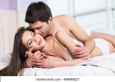 Best of Passionate couple in bed