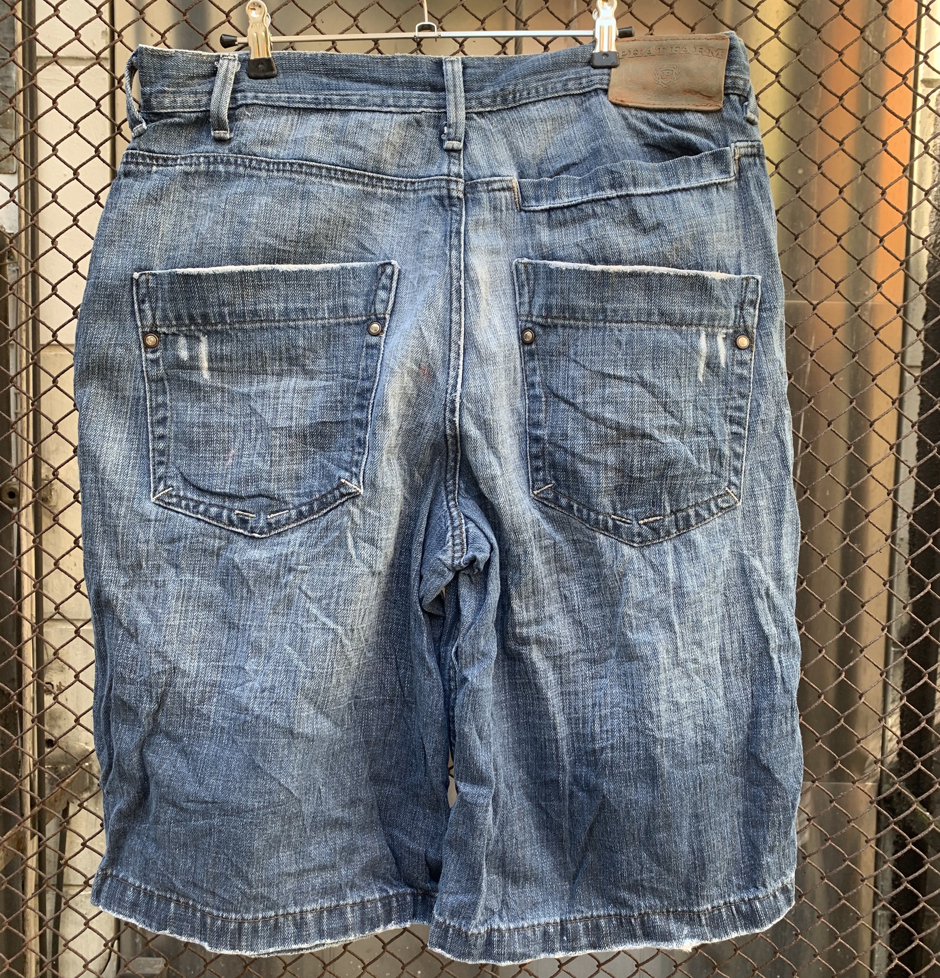 albert gagnon add photo phat farm jean shorts