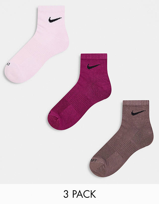 Pink Nike Ankle Socks gif xxgasm