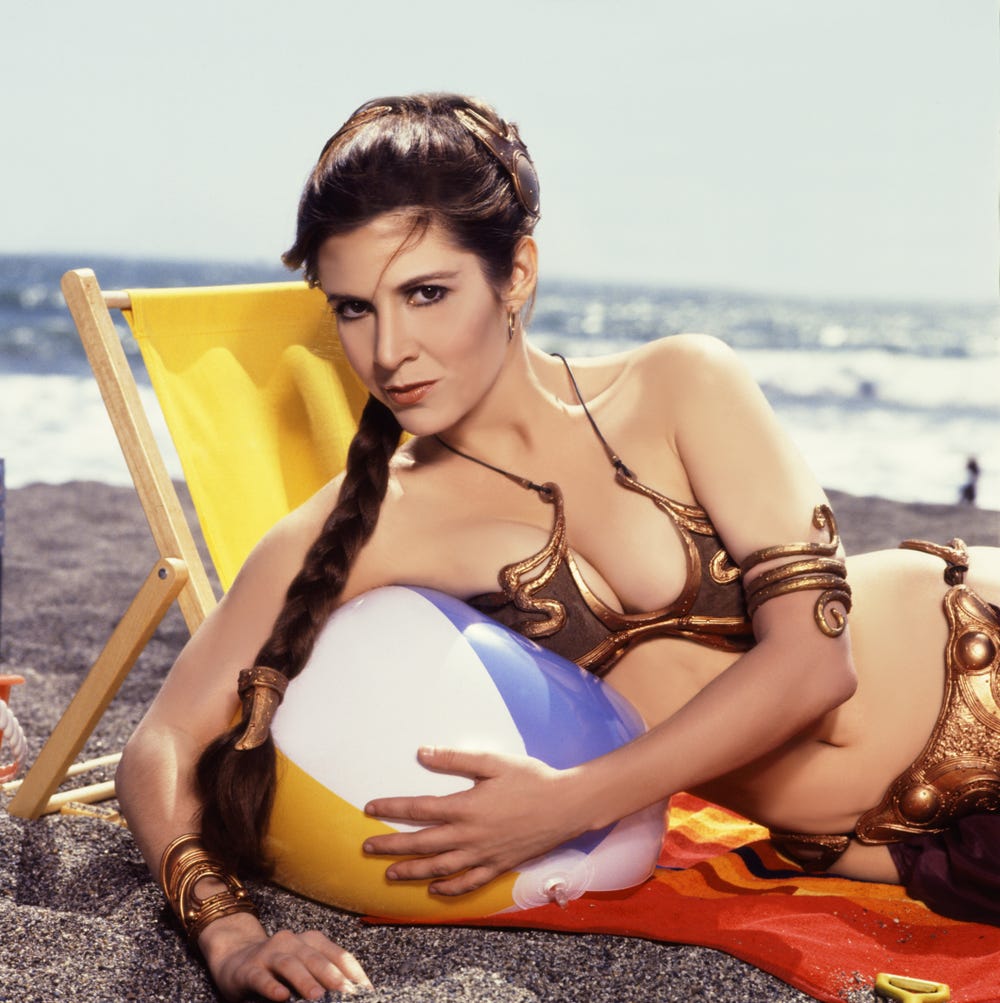 angela ledford recommends princes leia gold bikini pic