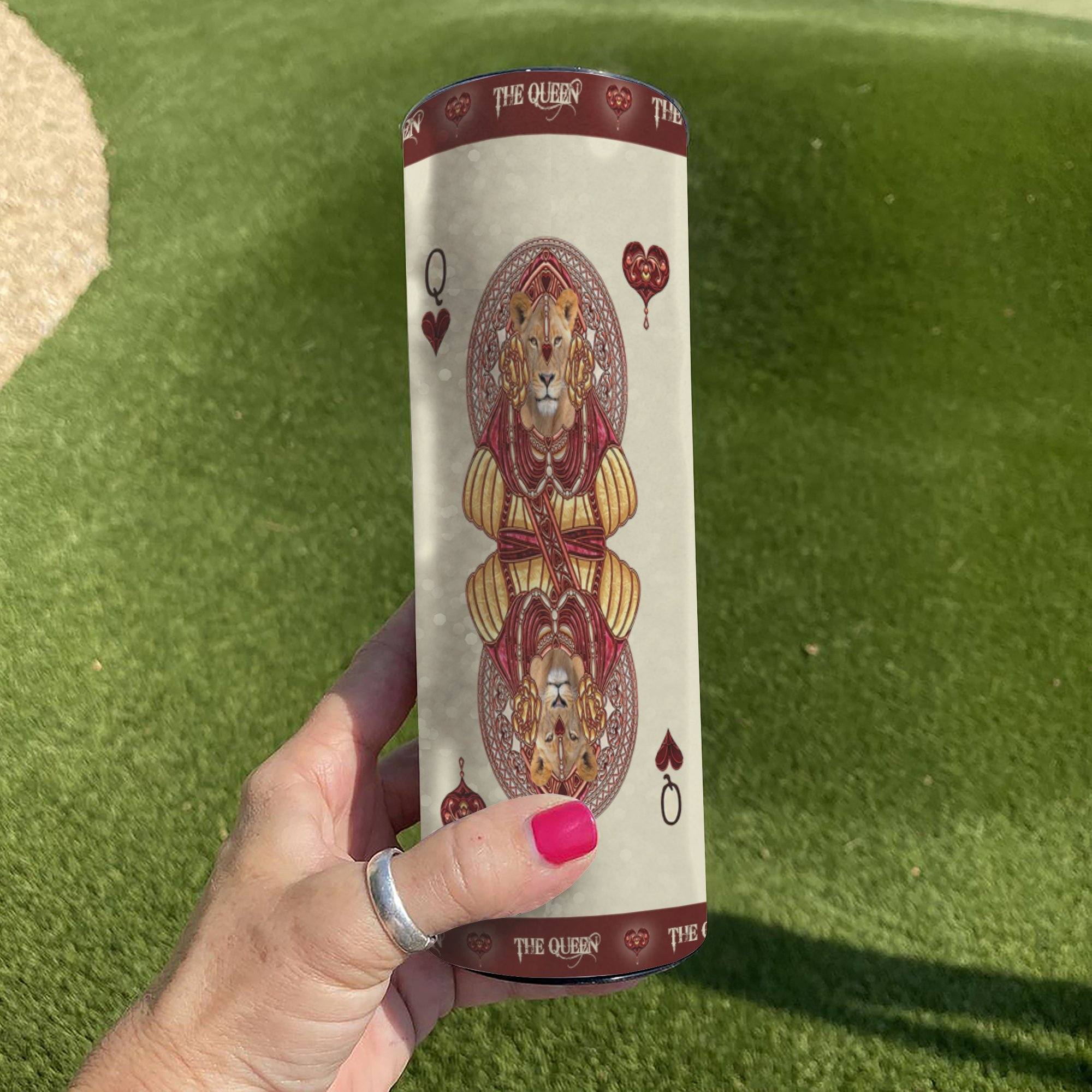 queen of spades tumbler