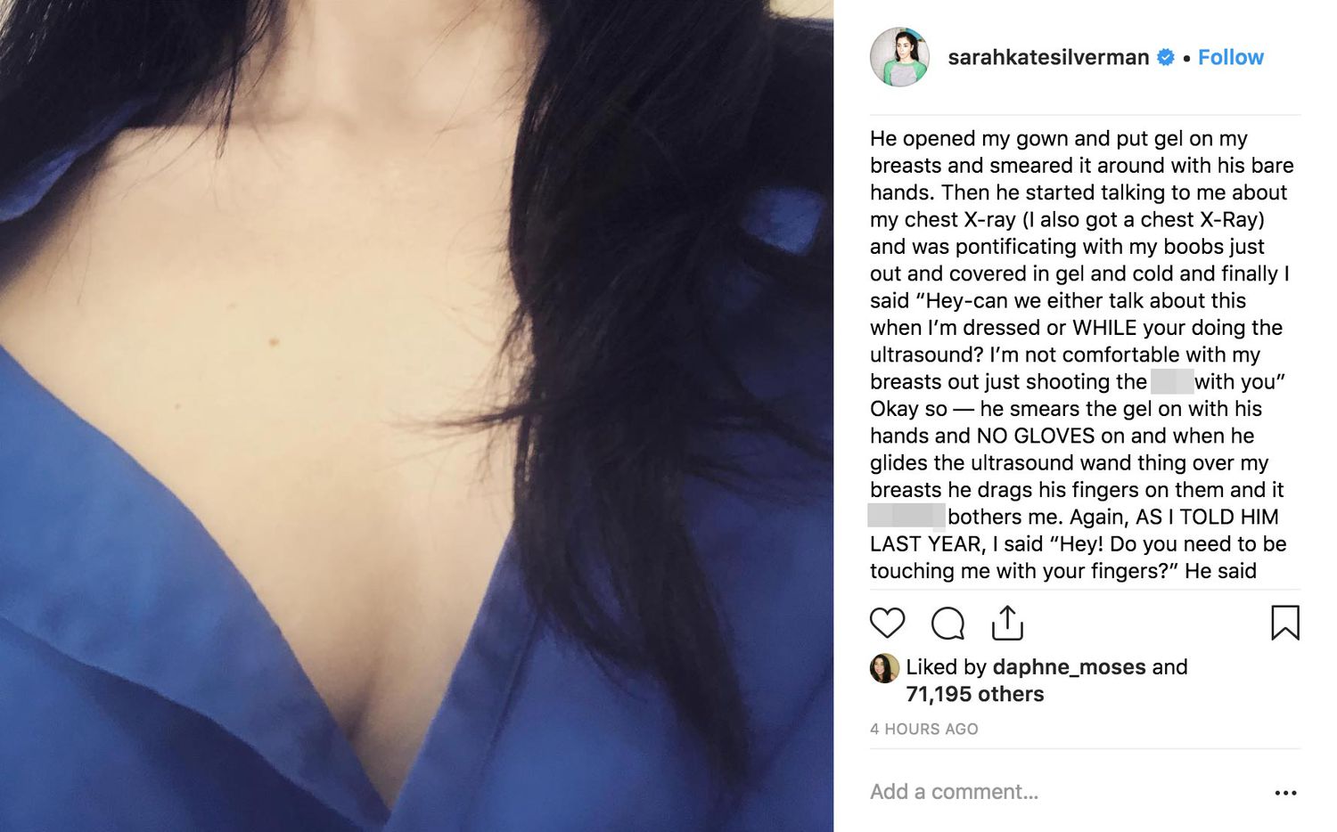 christy ventura recommends sarah silverman big tits pic