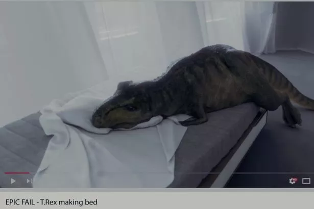 beatrice hatcher recommends T Rex Making A Bed Gif