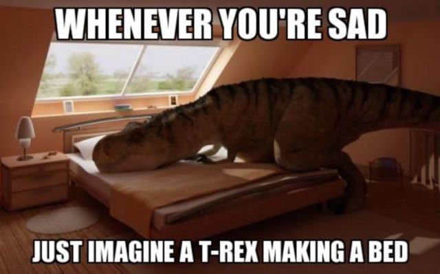 aiza tampos recommends T Rex Making A Bed Gif