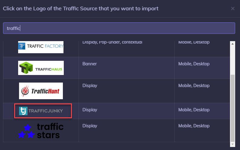 Best of Traffic junky net click