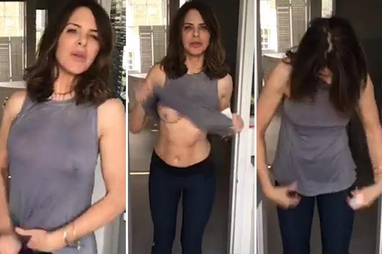 benjie lopez recommends trinny woodall boob flash pic