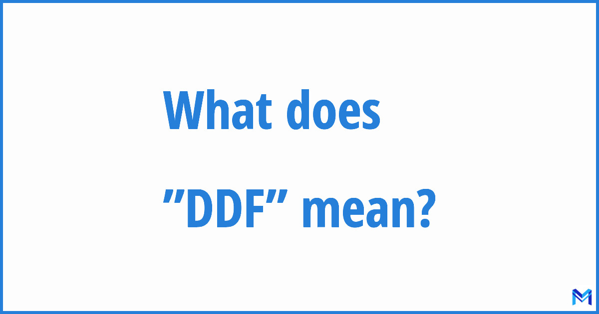 what does ddf stand for