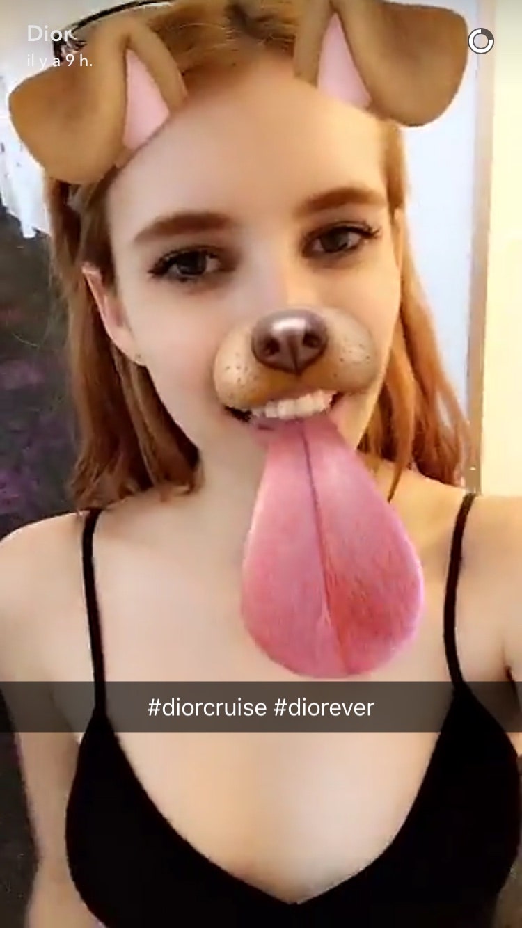 cecilia islas recommends What Is Emma Roberts Snapchat