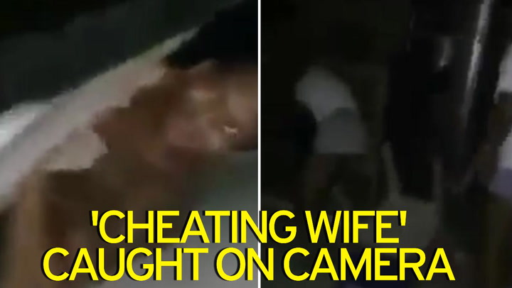 Wifes Caught On Camera teen masturbates