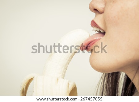 Best of Woman eating banana picture