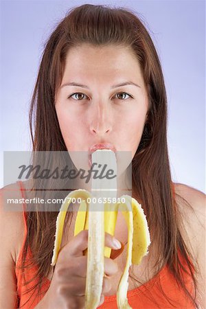 anita shelton recommends woman eating banana picture pic
