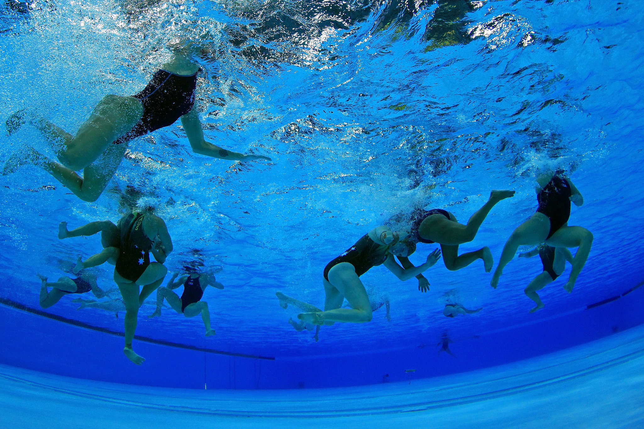 womens water polo underwater camera